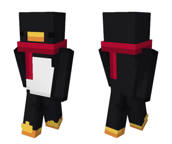 Скин Пингвина в шарфе