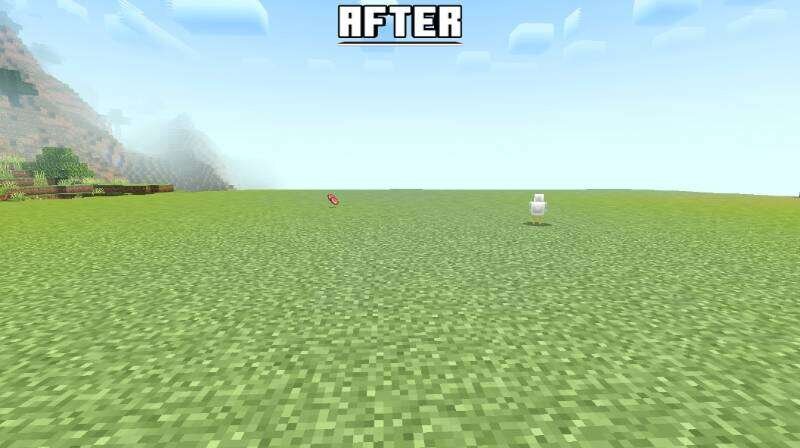 Местность после использования дополнения