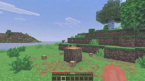 Поломка древесины в игре