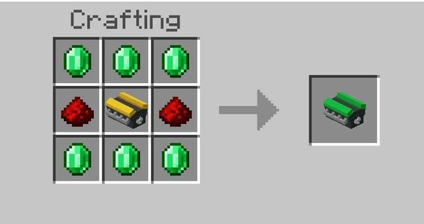 Рецепт крафта двигателя