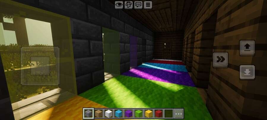 Освещение от окон