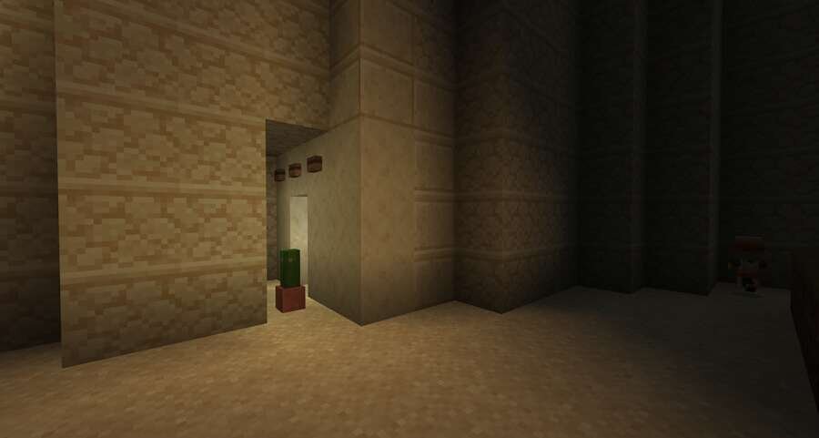 Дом внутри храма в игре