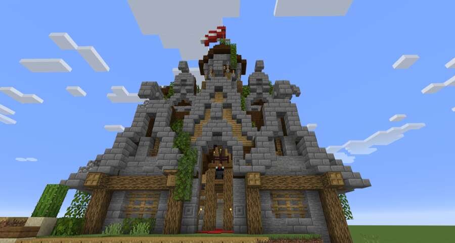 Фэнтези-дом вид спереди 2