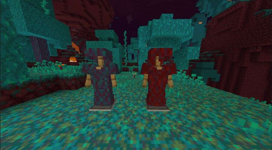 Искаженная и Багровая броня