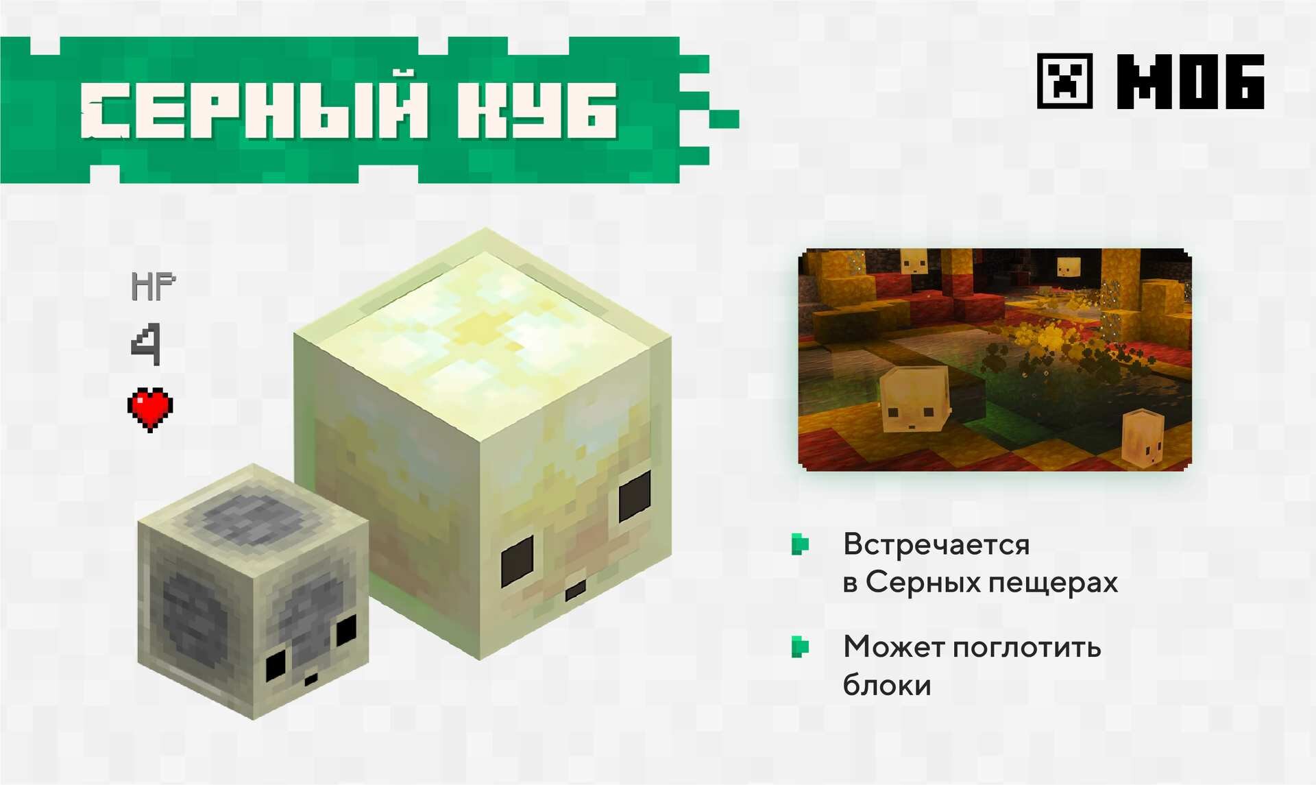 Особенности Серных кубов