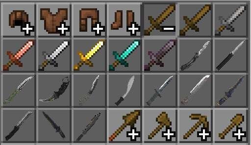 Предметы в инвентаре