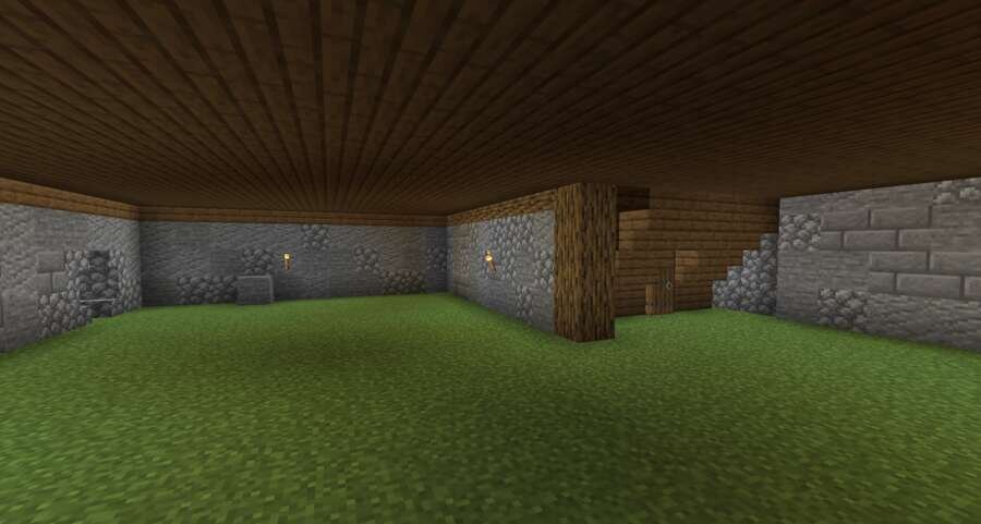 Базовый домик вид внутри 2