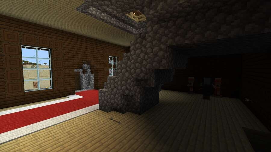 Вид изнутри особняка на Разбойников