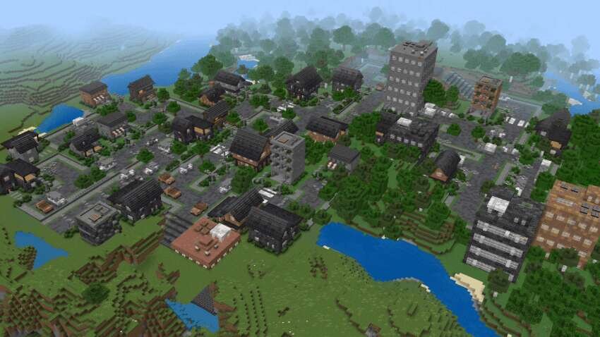 Заросший город