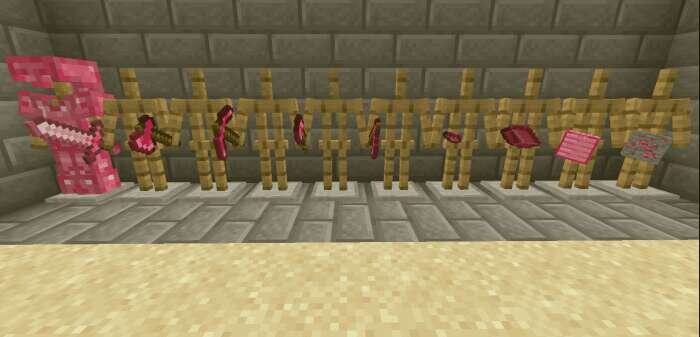 Снаряжение из розового камня