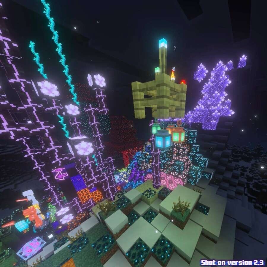 Красивый, светящийся мир