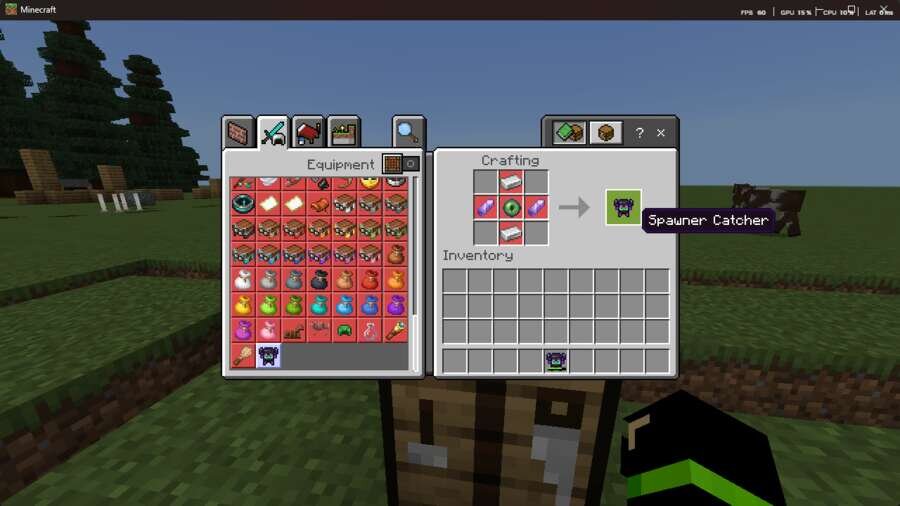 Крафт предмета для переноса спаунеров