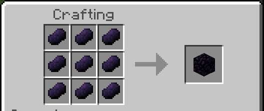 Создание обсидиана