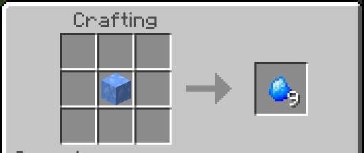 Кусок голубого льда