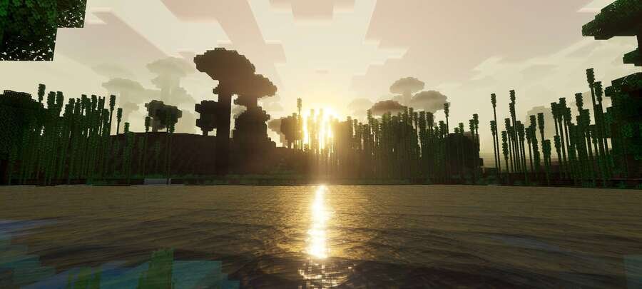 Лучи Солнца на закате