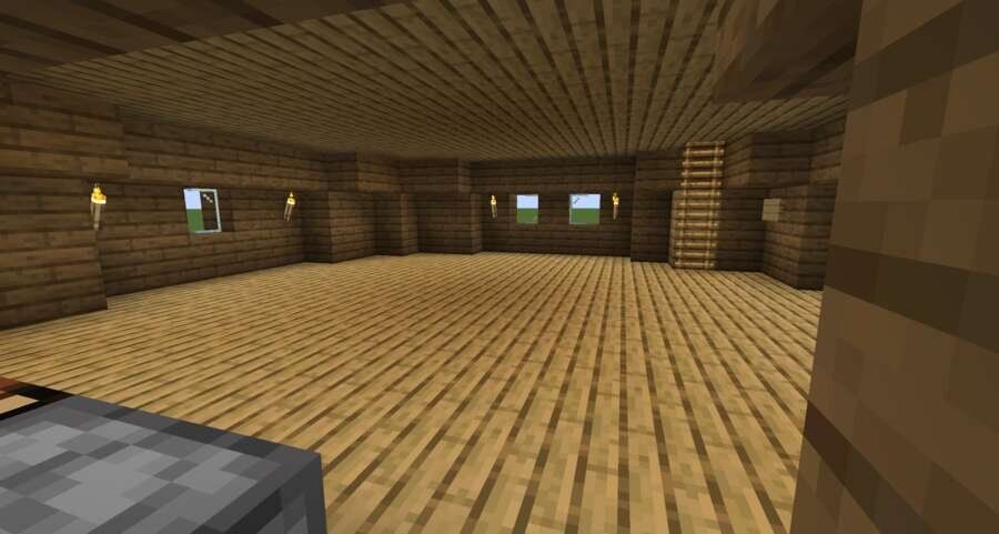 Ветряная мельница вид внутри