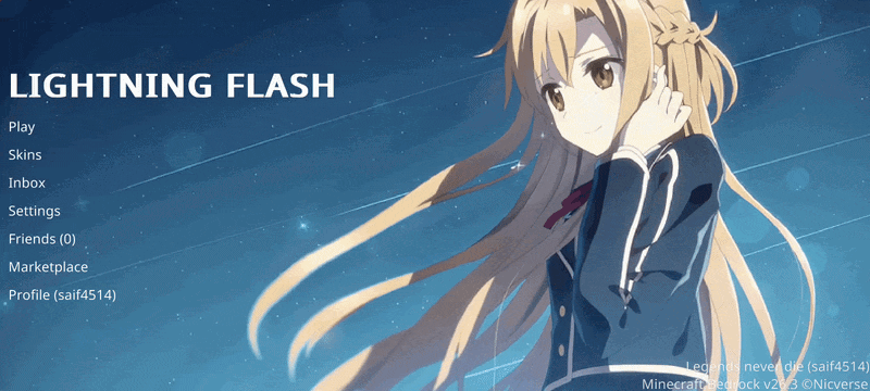 Анимированное меню