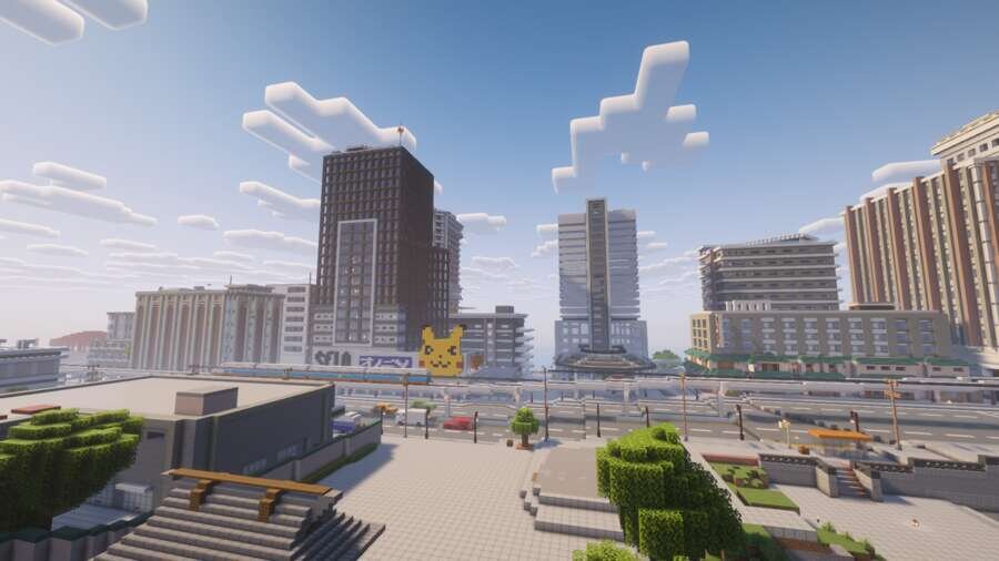 Большой мегаполис в игре