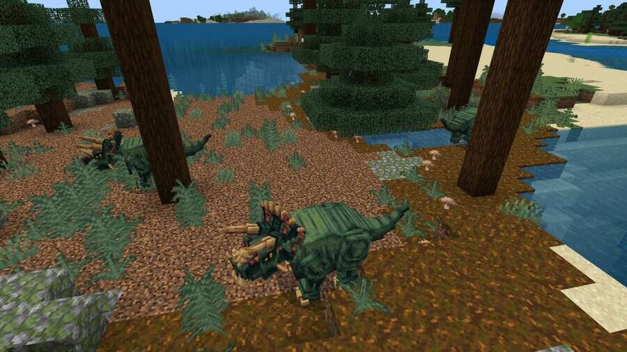 Трицератопс в тайге