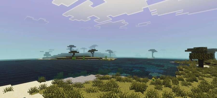 Небольшое озеро в игре