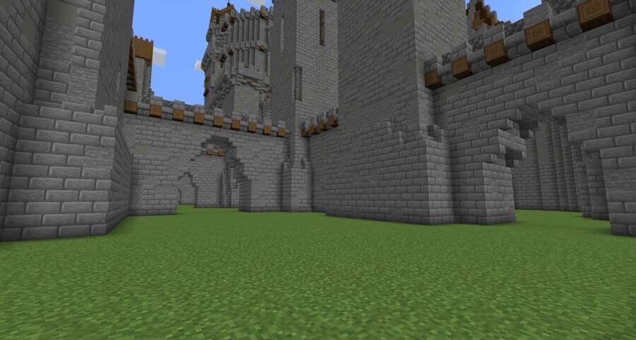 Большая крепость вид внутри