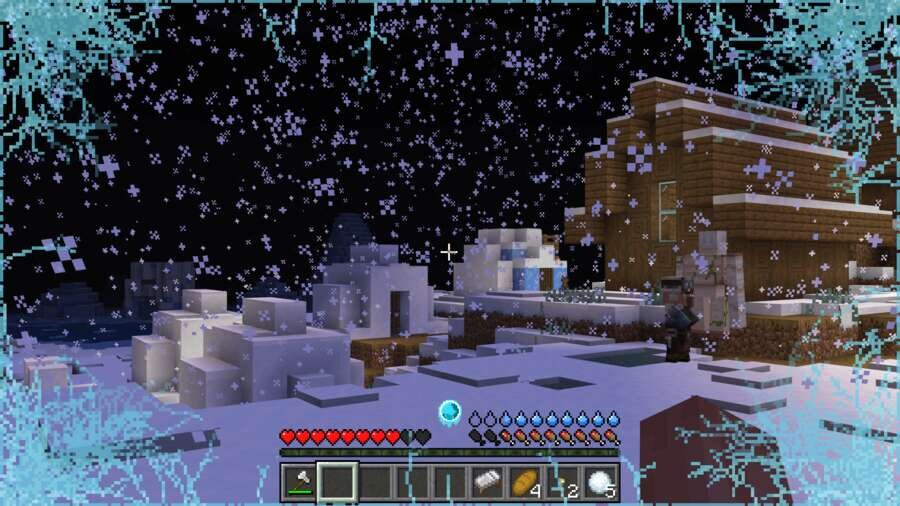 Экран при морозе