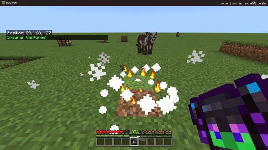 Перенос спаунера в игре