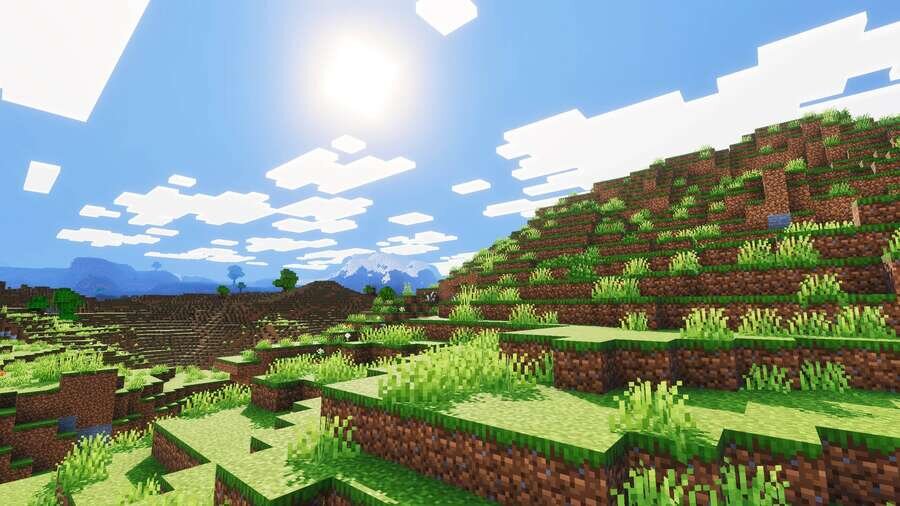 Яркое освещение на равнине