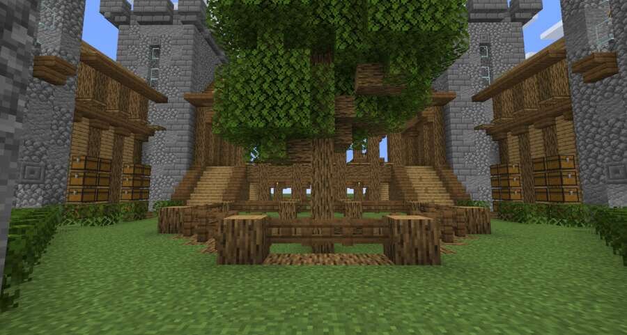 Замок-дом вид внутри 2