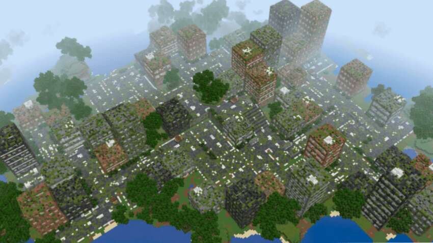 Вид на город