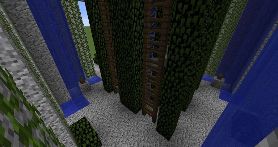 Фонтан-комната вид внутри