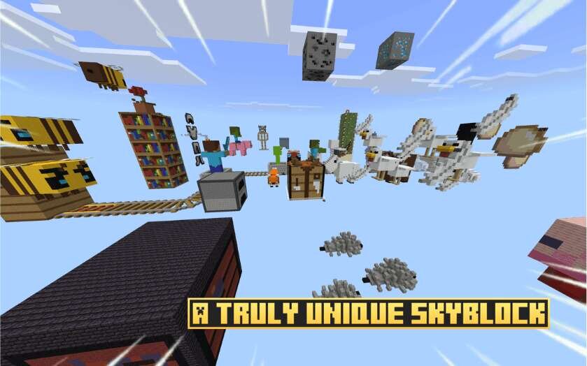 Скайблок в игре