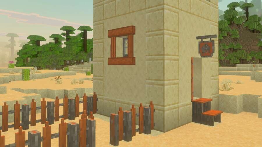 Постройка в пустыне