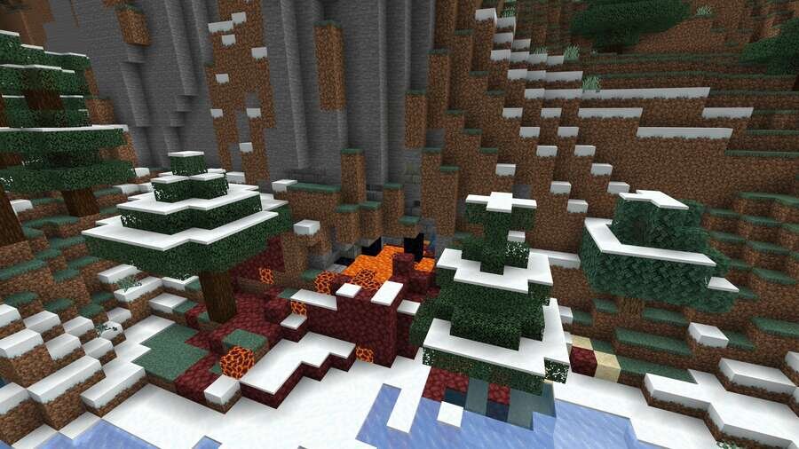 Разрушенный  портал прямо под постройкой