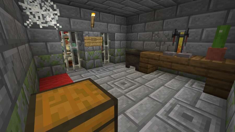 Сундуки, жители и внутреннее убранство в Иглу