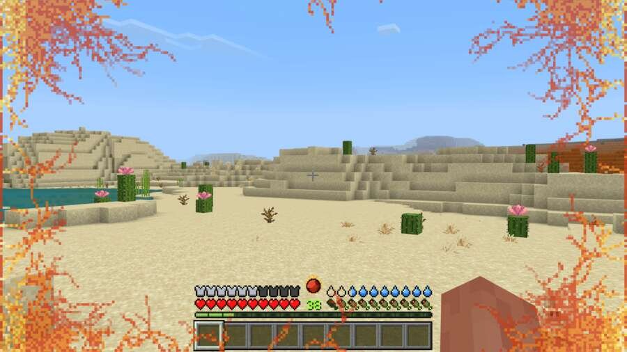 Экран при жаре