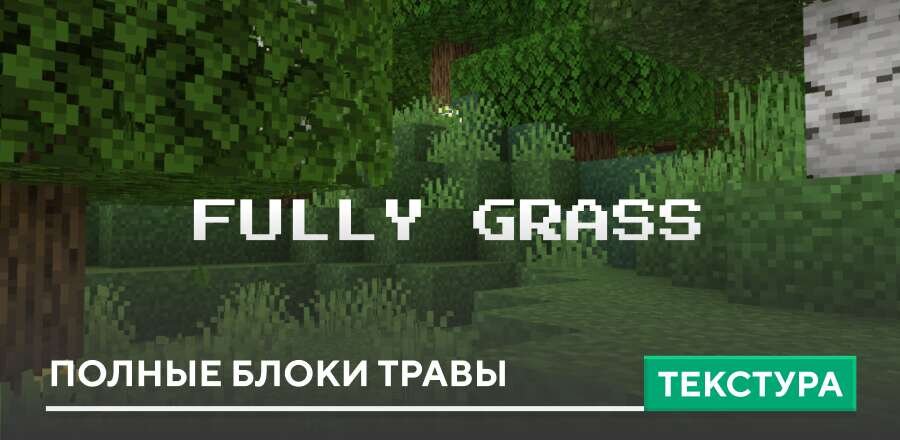 Текстуры: Полные блоки Травы
