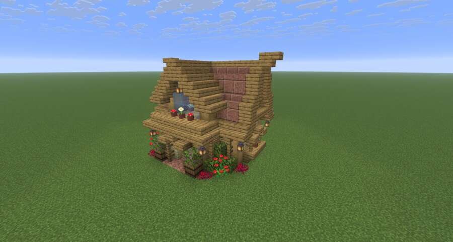 Домик для старта вид спереди