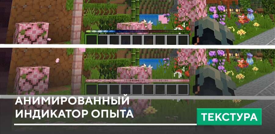 Текстуры: Анимированный индикатор опыта