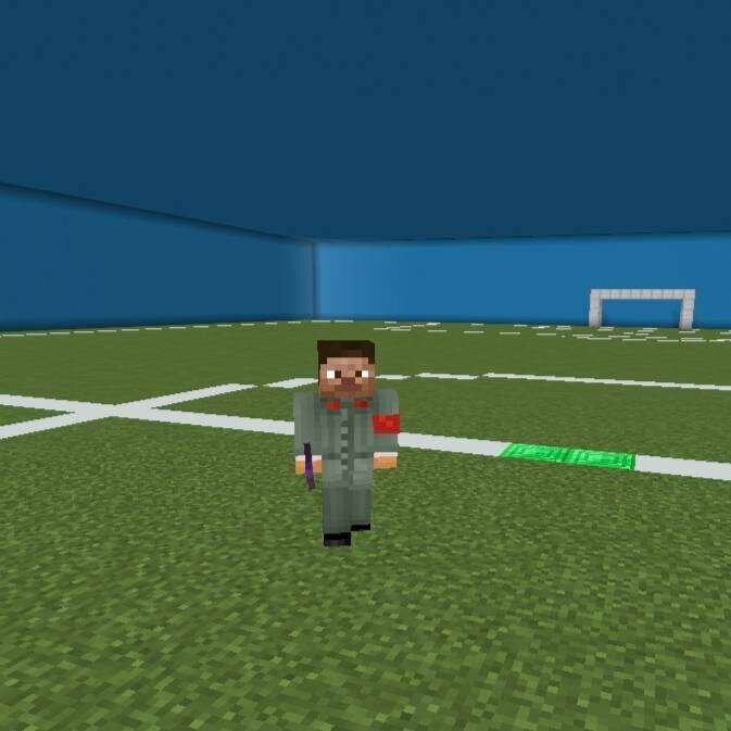 Игрок идет по Траве