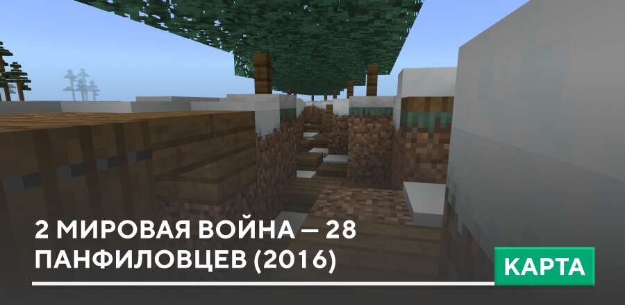 Карта: 2 мировая война — 28 панфиловцев (2016)