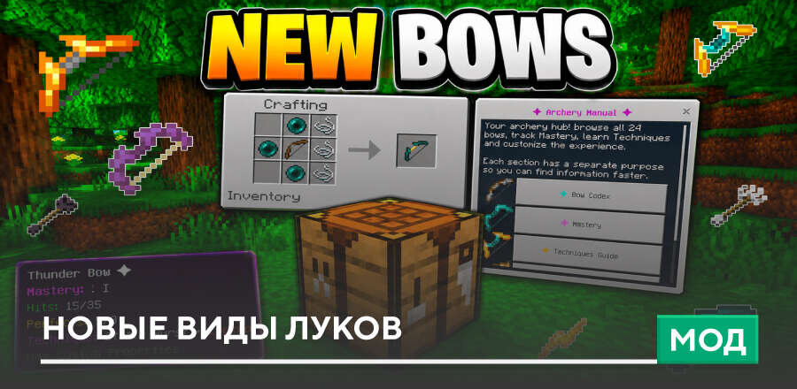 Мод: Новые виды луков