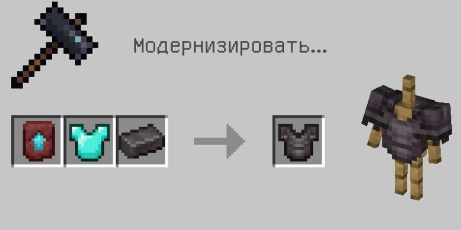 Рецепт создания Незеритового нагрудника на Кузнечном столе