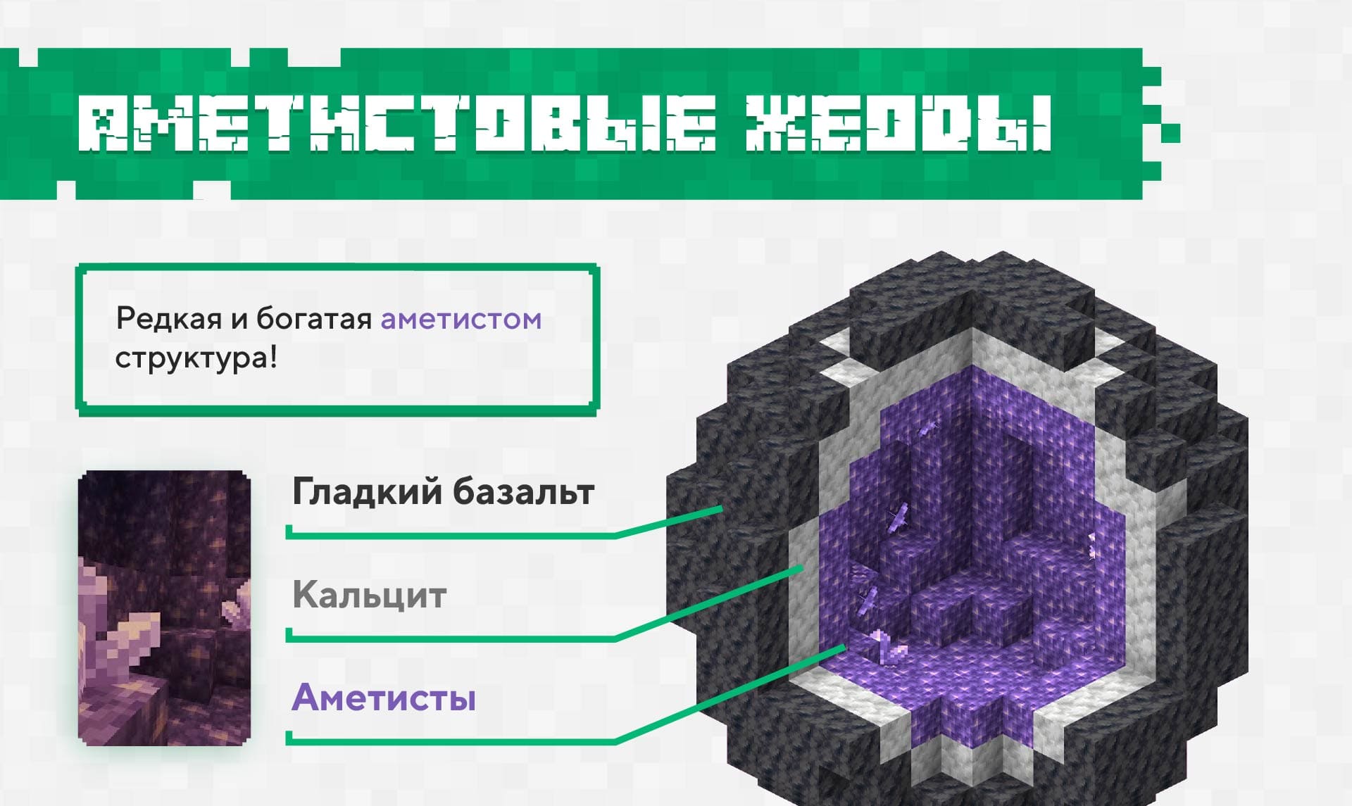 Скачать Minecraft 1.17.0.50 на Android | Аметисты